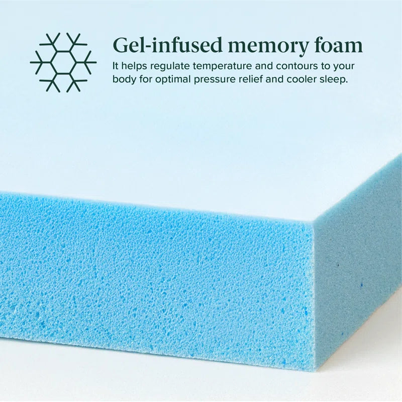Nora Medium Cooling Gel Memory Foam Mattress with Cooling Cover