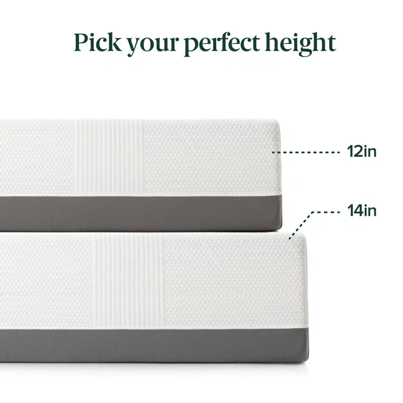 Nora Medium Cooling Gel Memory Foam Mattress with Cooling Cover