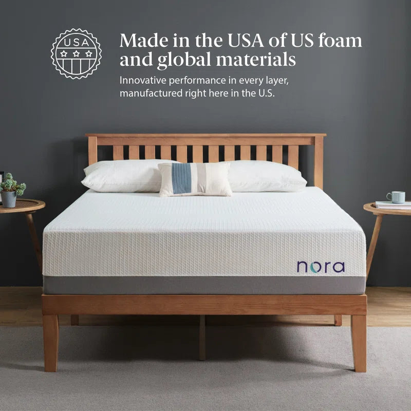 Nora Medium Cooling Gel Memory Foam Mattress with Cooling Cover